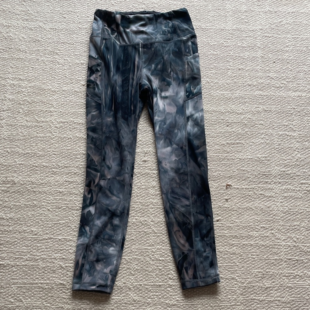 bebe Black Marble Leggings